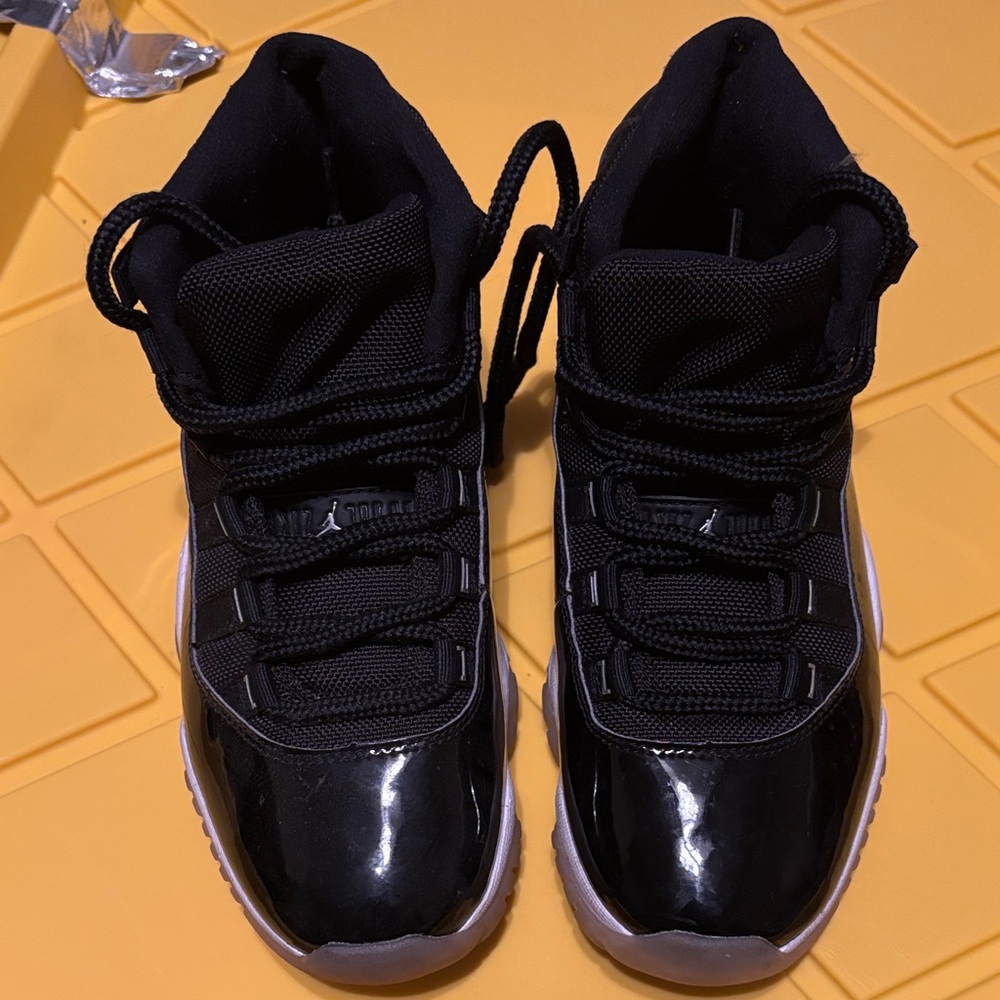 Jordan Black and White Athletic Shoes